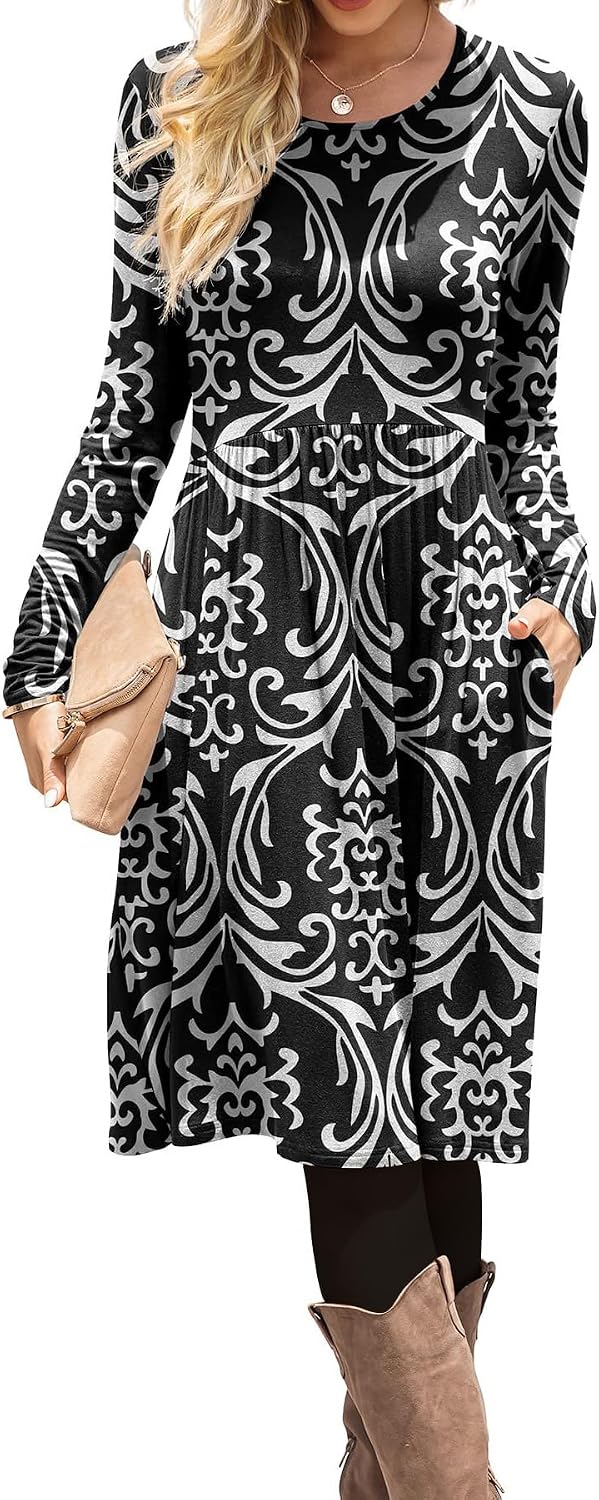Thumbnail 4 de DB MOON Casual Empire Waist Dress with Pockets