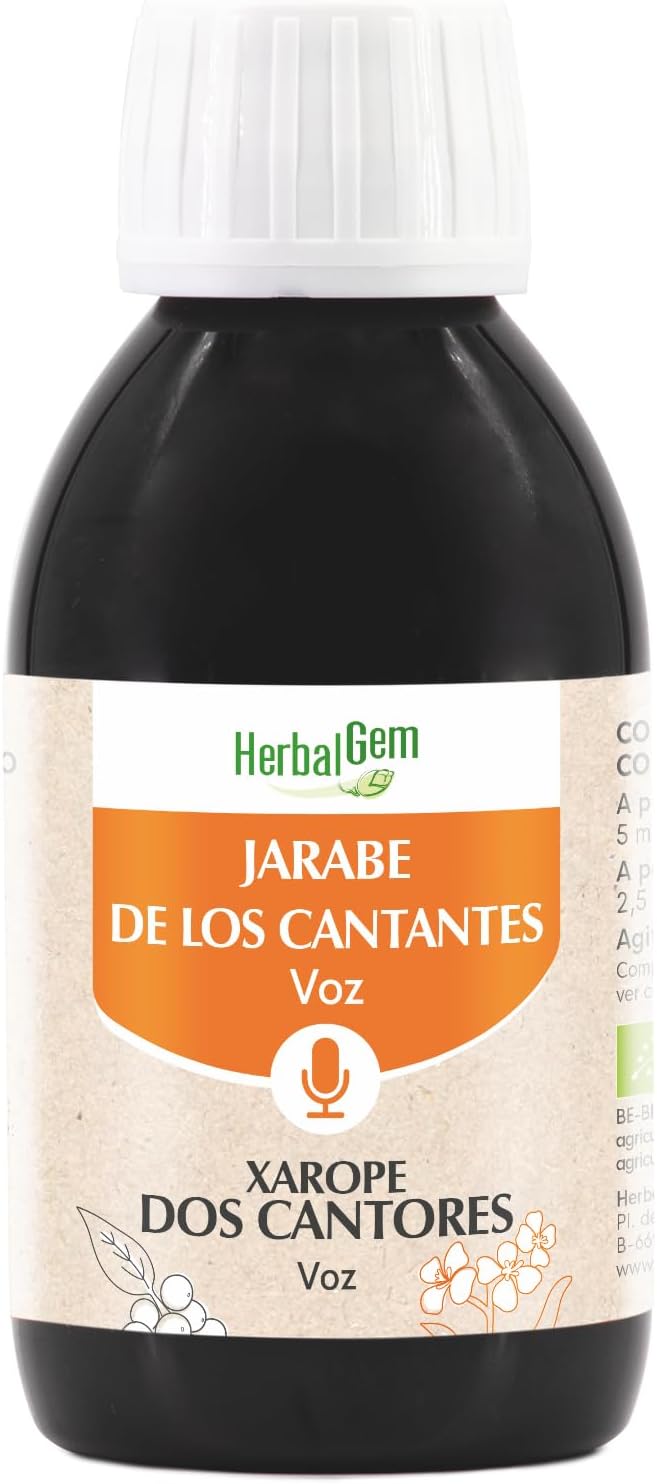 Detalle 2 de HERBALGEM Jarabe de los Cantantes 🌿 - Vocales Saludables 250ml