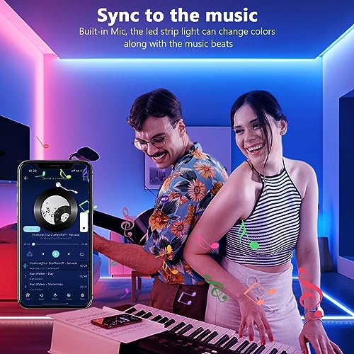 Detalle 2 de Realky Tira LED 20M RGB Bluetooth con Control por App y Modo Música (2x10m)