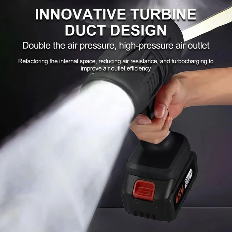 Detalle 2 de Klack Power Violent Fan: Soplador de Mano Inalámbrico 120.000 RPM, 1050 W