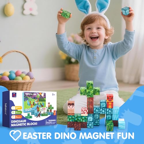 Thumbnail 8 de hahaland Construcciones Magnéticas de Viaje: 52 Piezas Magnéticas para Niños de 3 a 6 años