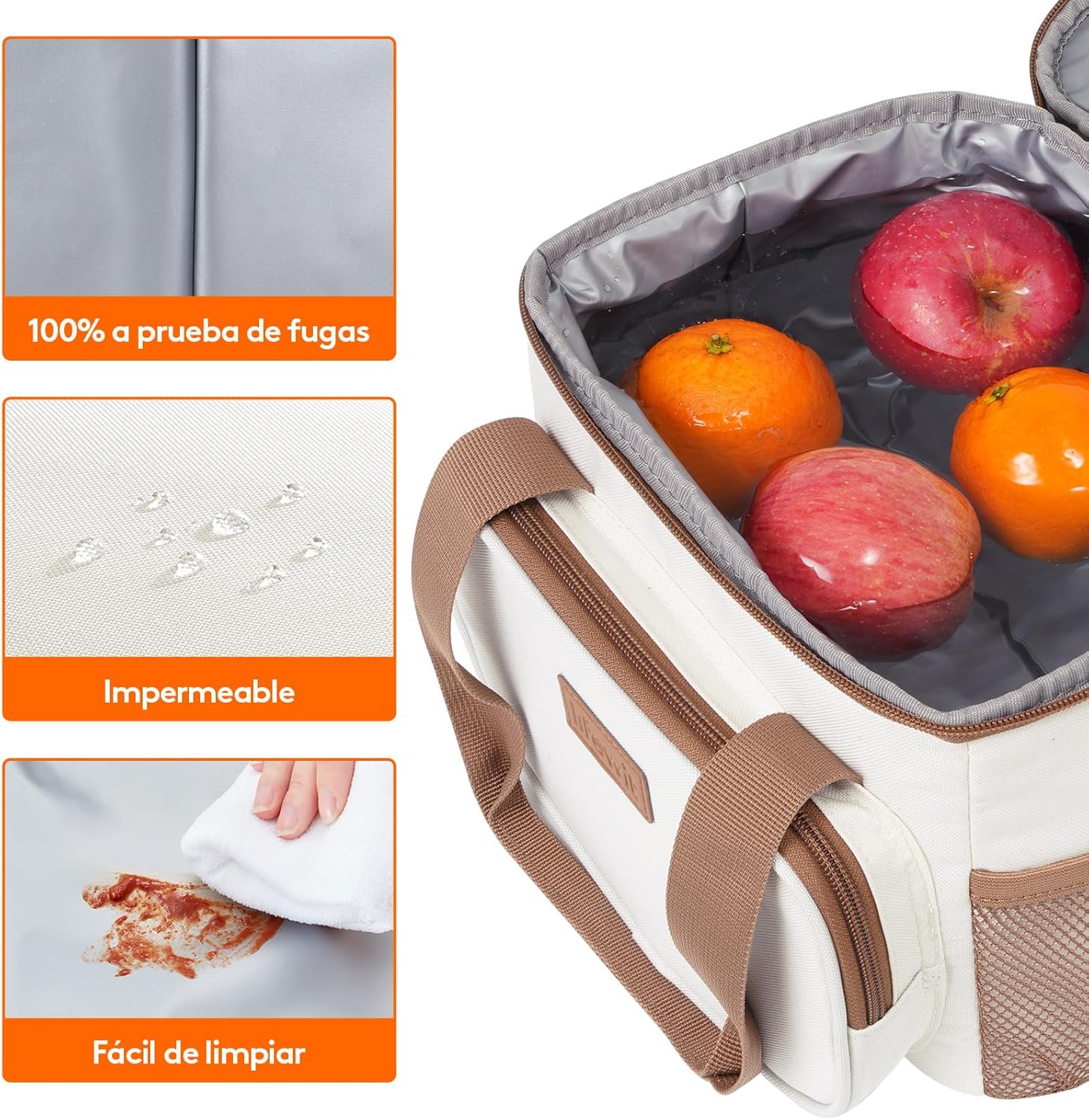 Thumbnail 3 de Lifewit Bolsa Térmica Porta Alimentos 8.5L 🧊 para Trabajo y Playa