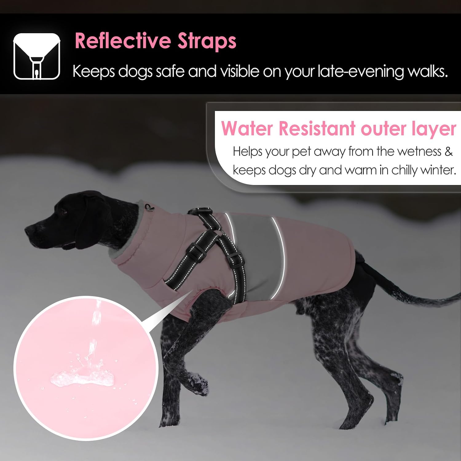 Thumbnail 5 de AOFITEE Dog Coat XXXL Harness Jacket