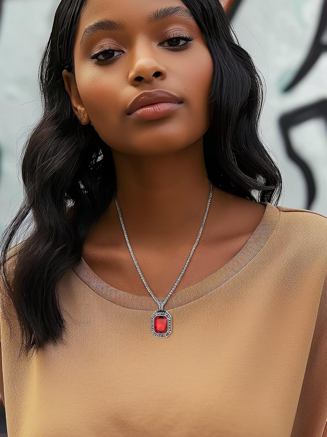 Detalle 2 de ChainsHouse Collier Rune 55 cm