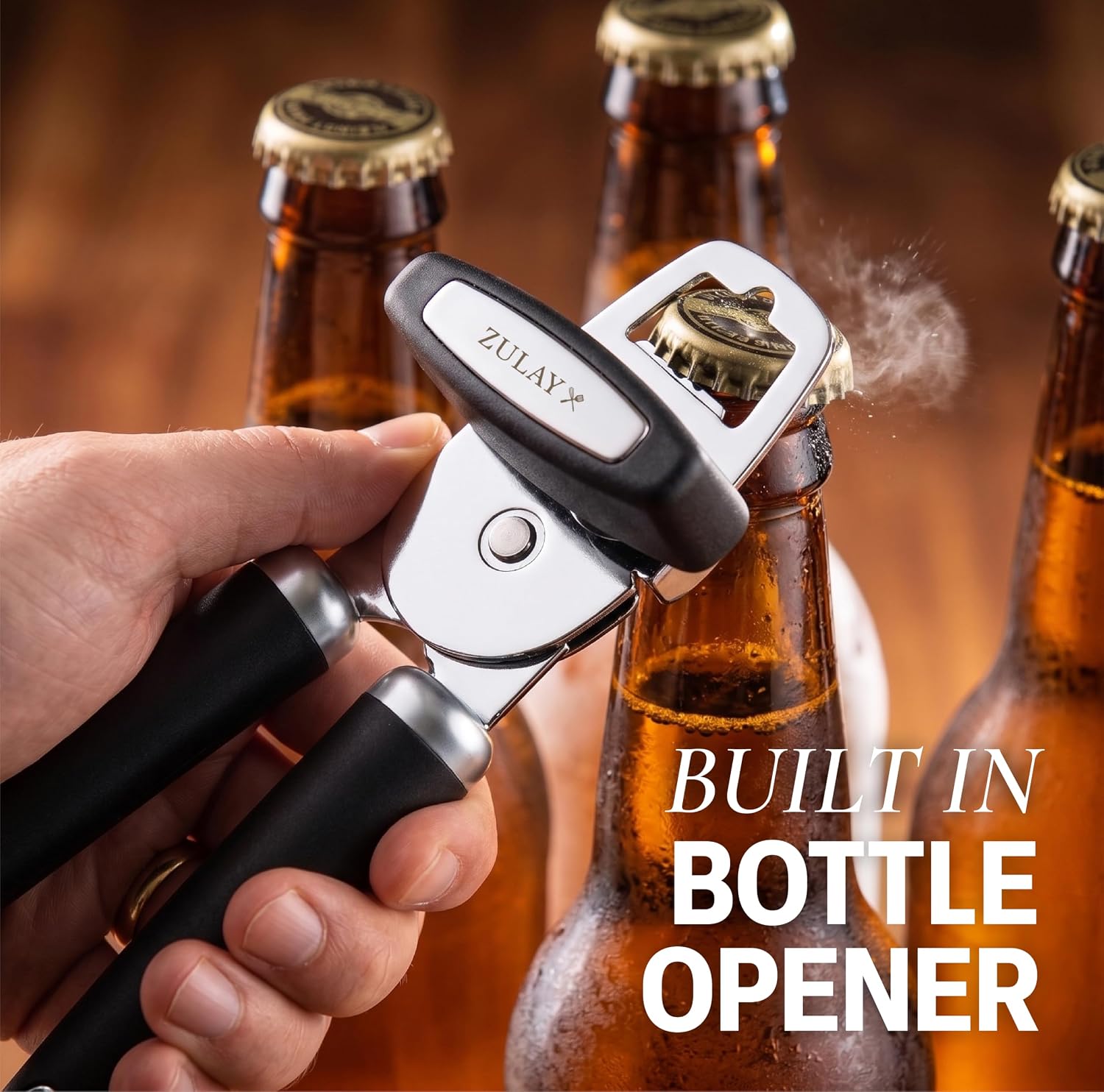 Thumbnail 6 de Zulay Kitchen Heavy Duty Can Opener with Bottle Opener 🍴