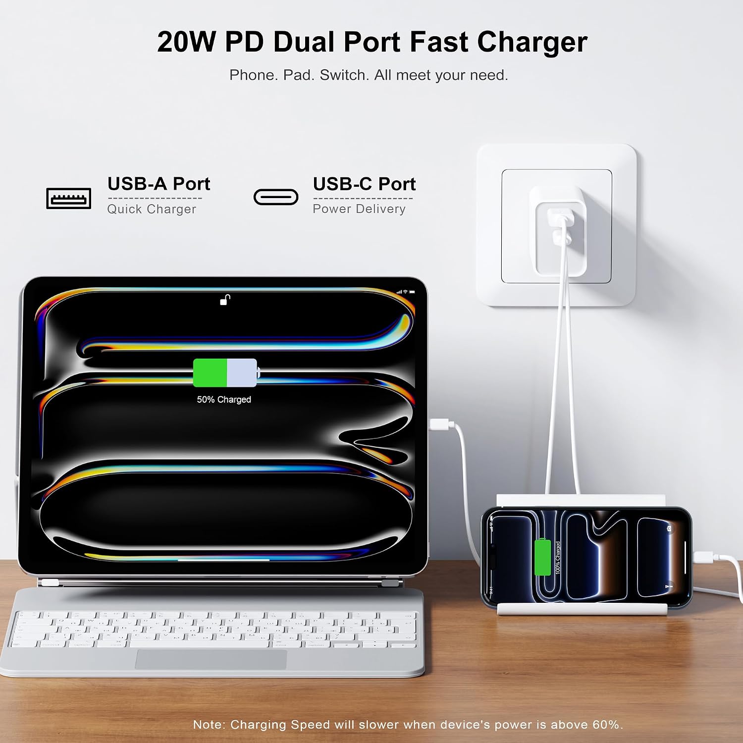 Thumbnail 1 de 3 Pack 20W USB-C Wall Charger ⚡