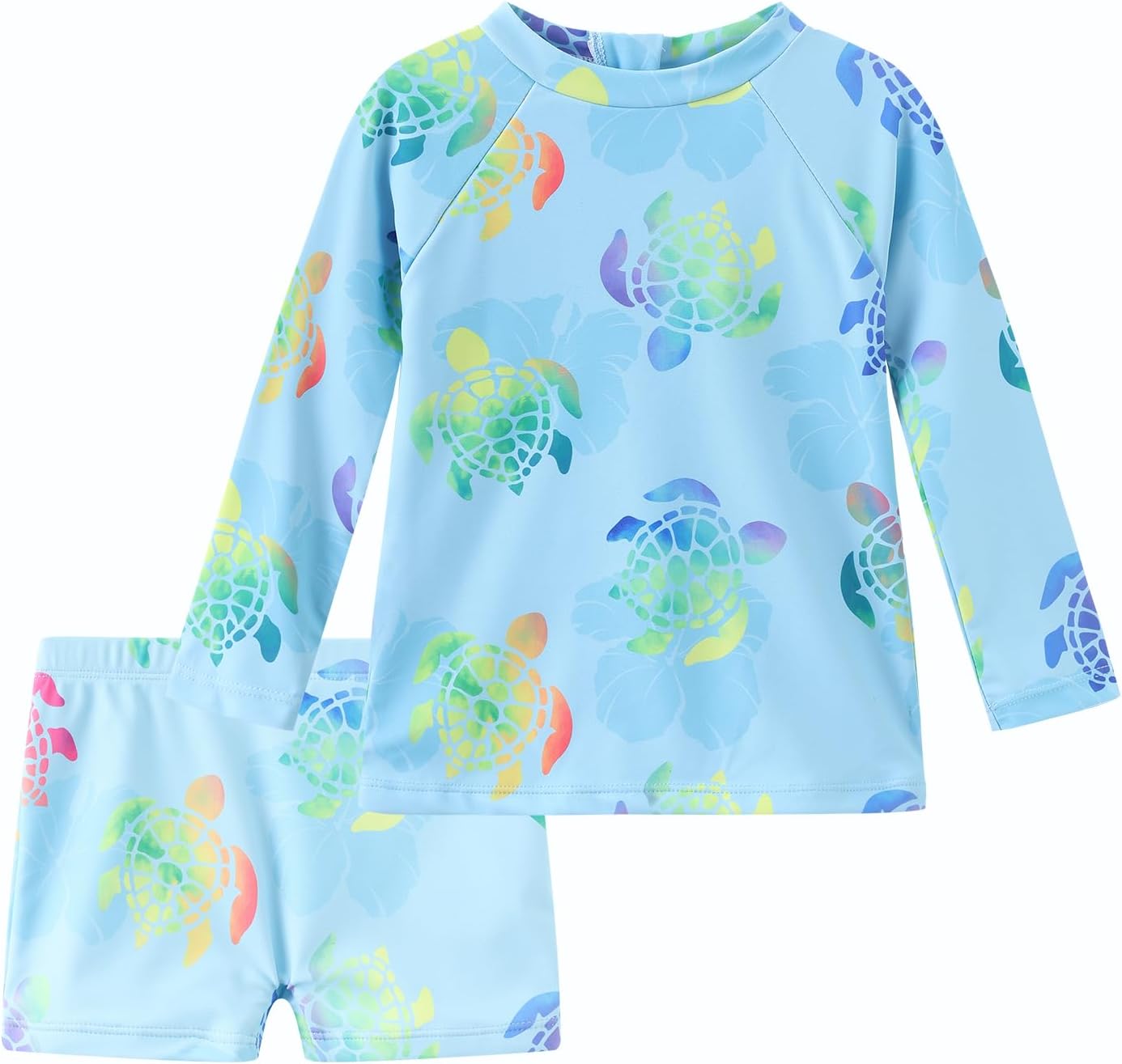 Thumbnail 4 de UV Shirt Kinder Baby Jungen Badeshirt Zweiteilig Langarm Set mit UV-Schutz UPF 50+ – 62–110/6 Monate bis 5 Jahre