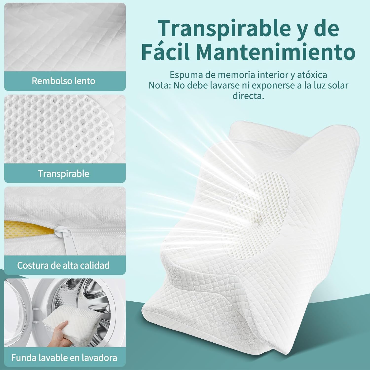 Thumbnail 6 de Gobikey Almohada Cervical Viscoelástica 60x36