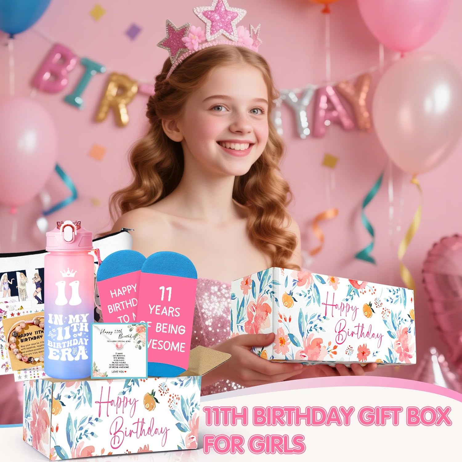 Thumbnail 6 de 11th Birthday Gift Set for Girls (25oz “In My 11th Birthday Era” Bottle) – Tween 11th Birthday Presents