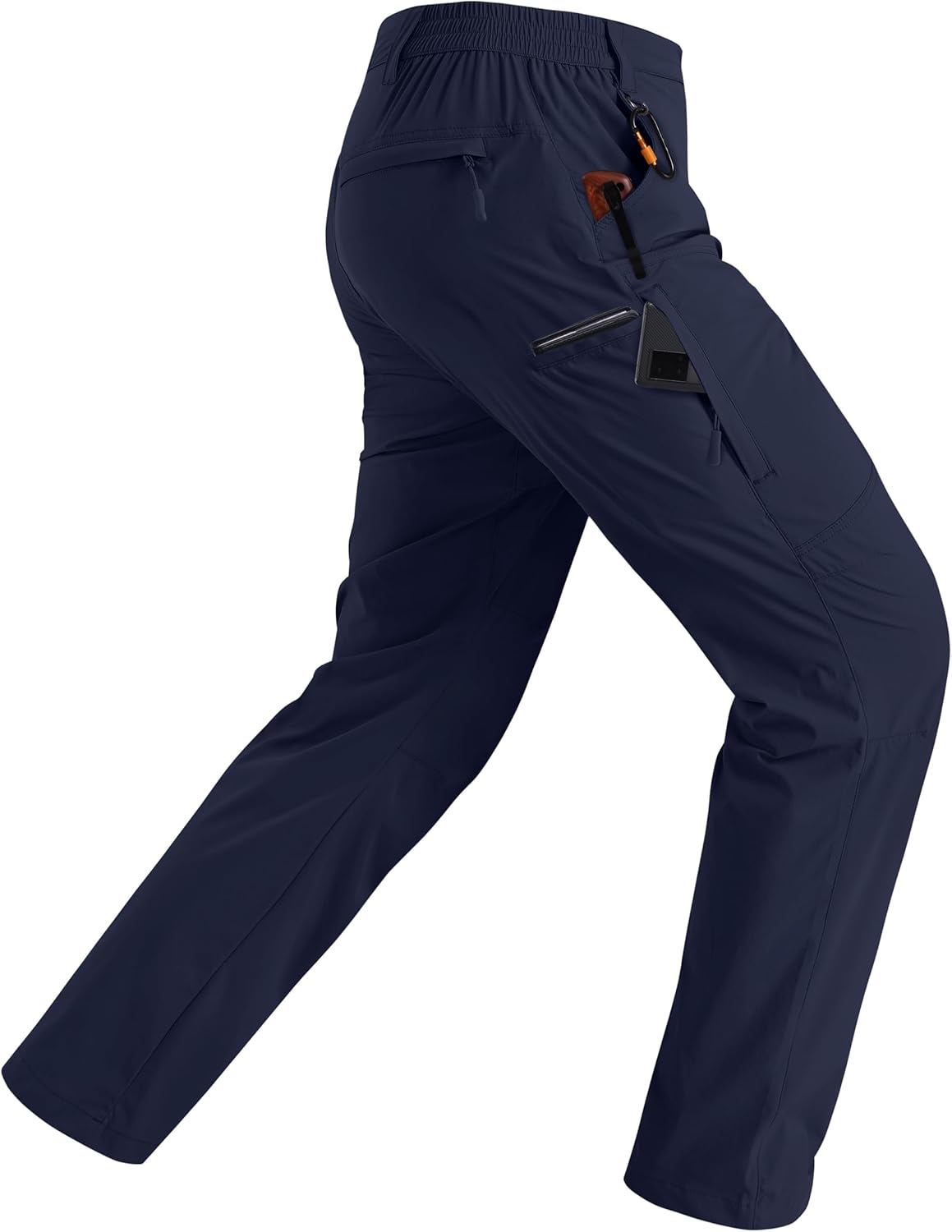 Thumbnail 6 de Rapoo Mens Hiking Pants: Lightweight, Water-Resistant Nylon Cargo Pants with 6 Pockets