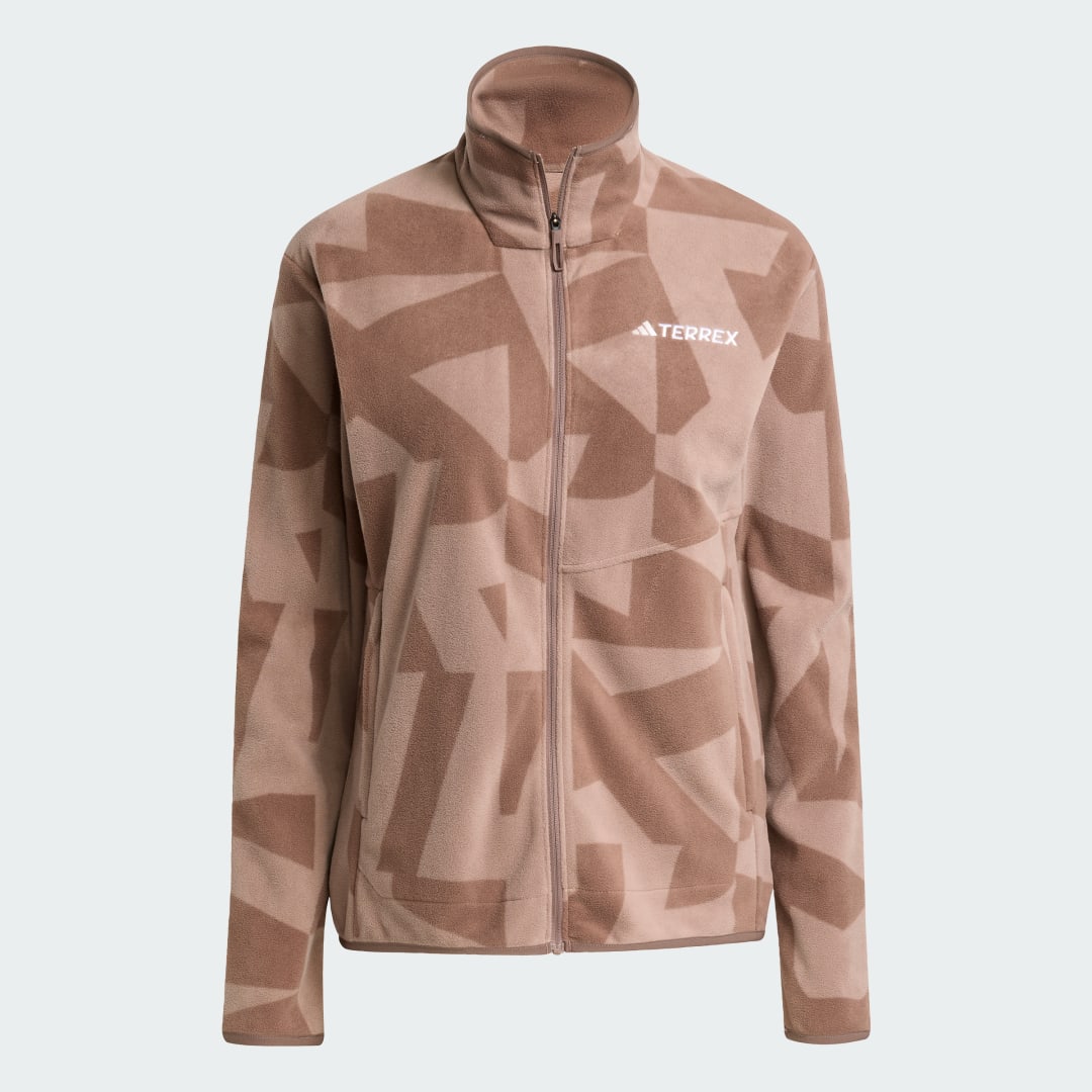 Detalle 2 de Chaqueta de felpa estampada Terrex Multi de Adidas