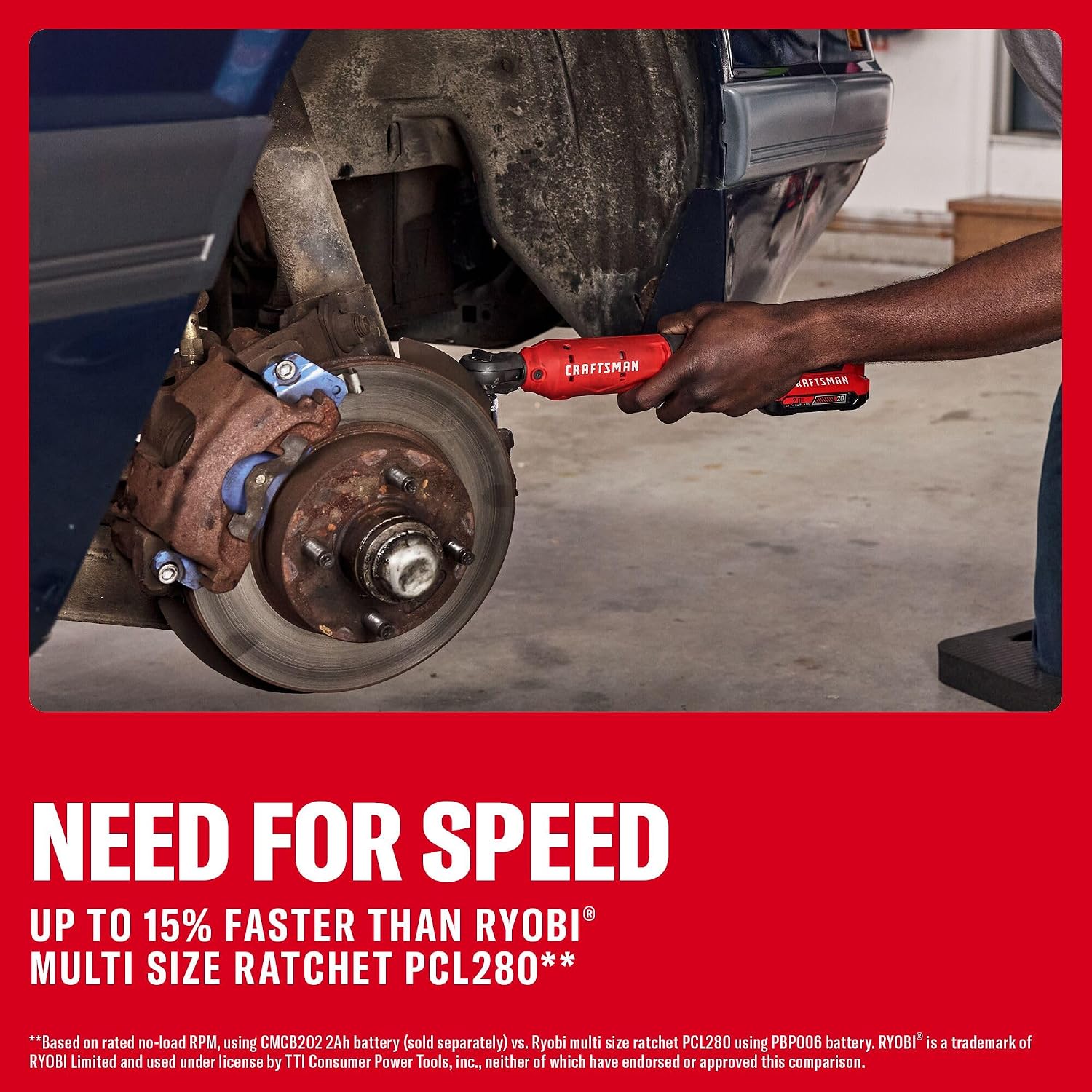 Detalle 2 de Craftsman Cordless Ratchet Wrench 3/8-Inch