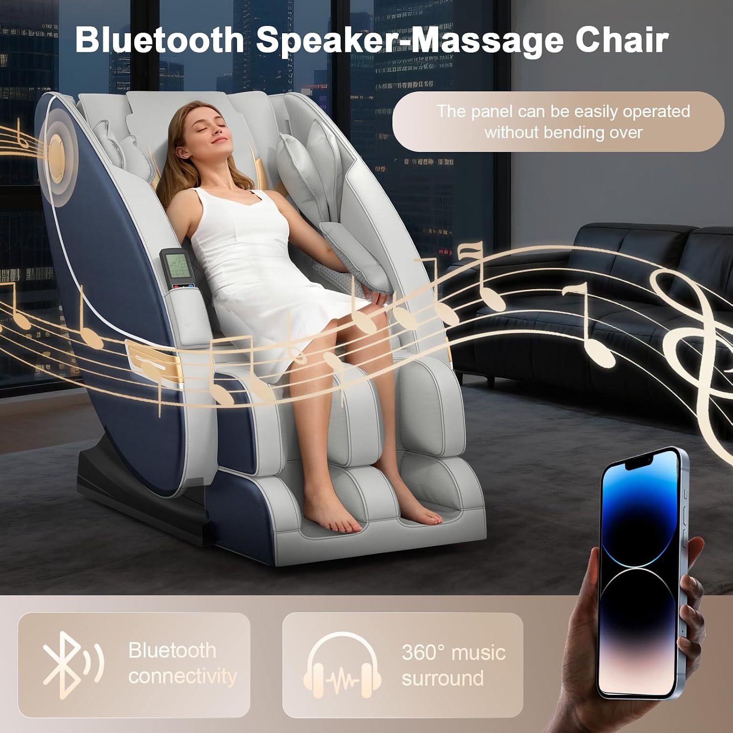 Thumbnail 6 de Gegcucey Massage Chair: Zero Gravity Full Body Relief with 16 Manual + 5 Auto Programs