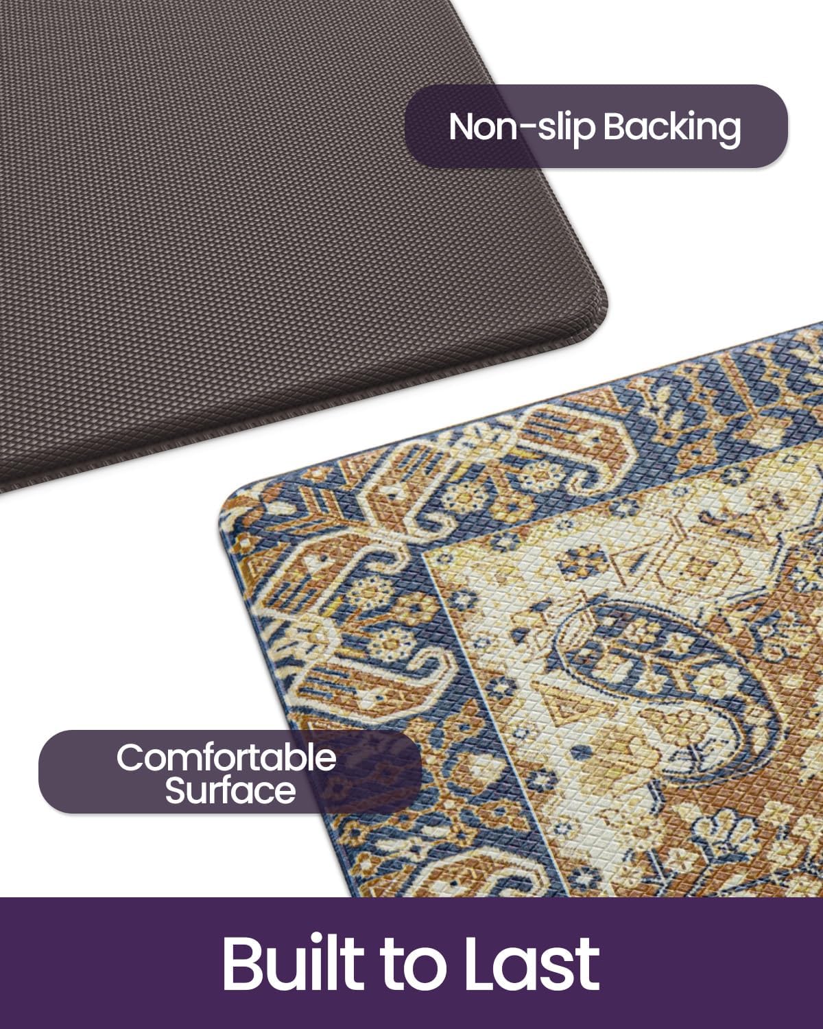 Thumbnail 6 de DEXI 23x86 Kitchen Mat cushioned anti-fatigue rug