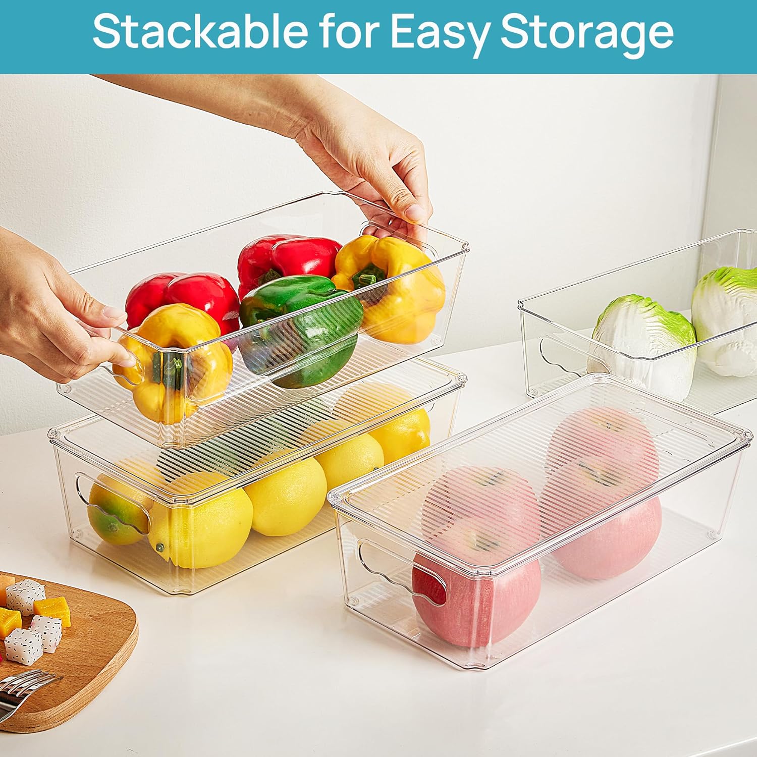 Thumbnail 3 de Vtopmart 8pcs Clear Organizers 12"