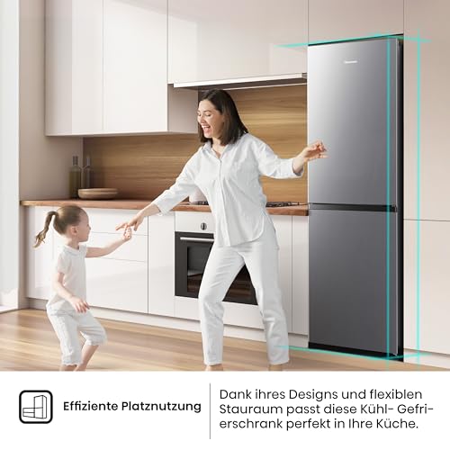 Thumbnail 9 de Hisense RB327N4ADD Kühl-Gefrier-Kombination – Total NoFrost, Wechselbarer Türanschlag, 171 L Kühlteil / 85 L Gefrierteil