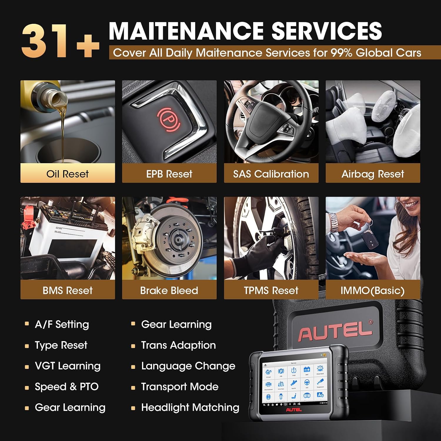 Thumbnail 3 de Autel automotive diagnostic scanner MP808S-TS