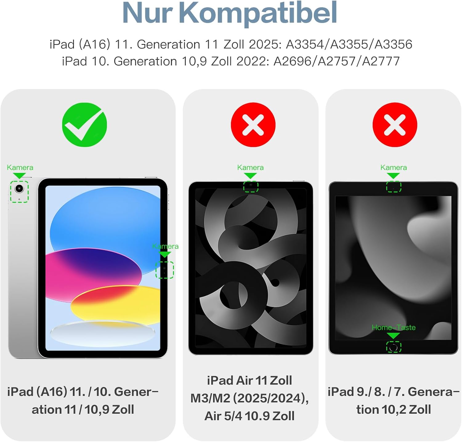 Detalle de Vobafe Hülle für iPad A16 11. Generation 11 Zoll