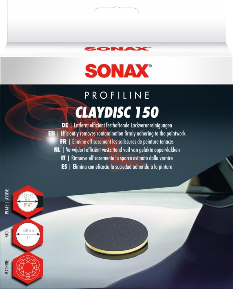 Thumbnail 1 de SONAX ClayDisc 150 mm – Disco di argilla per lucidatrice, 1 unità (04512410)