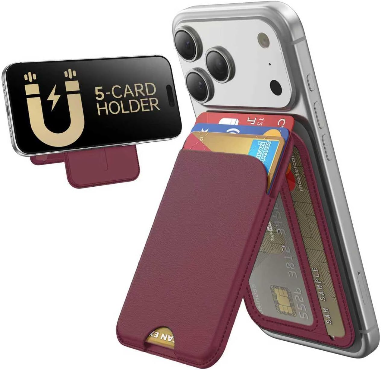Thumbnail 6 de TWZKG MagSafe wallet 5-card holder