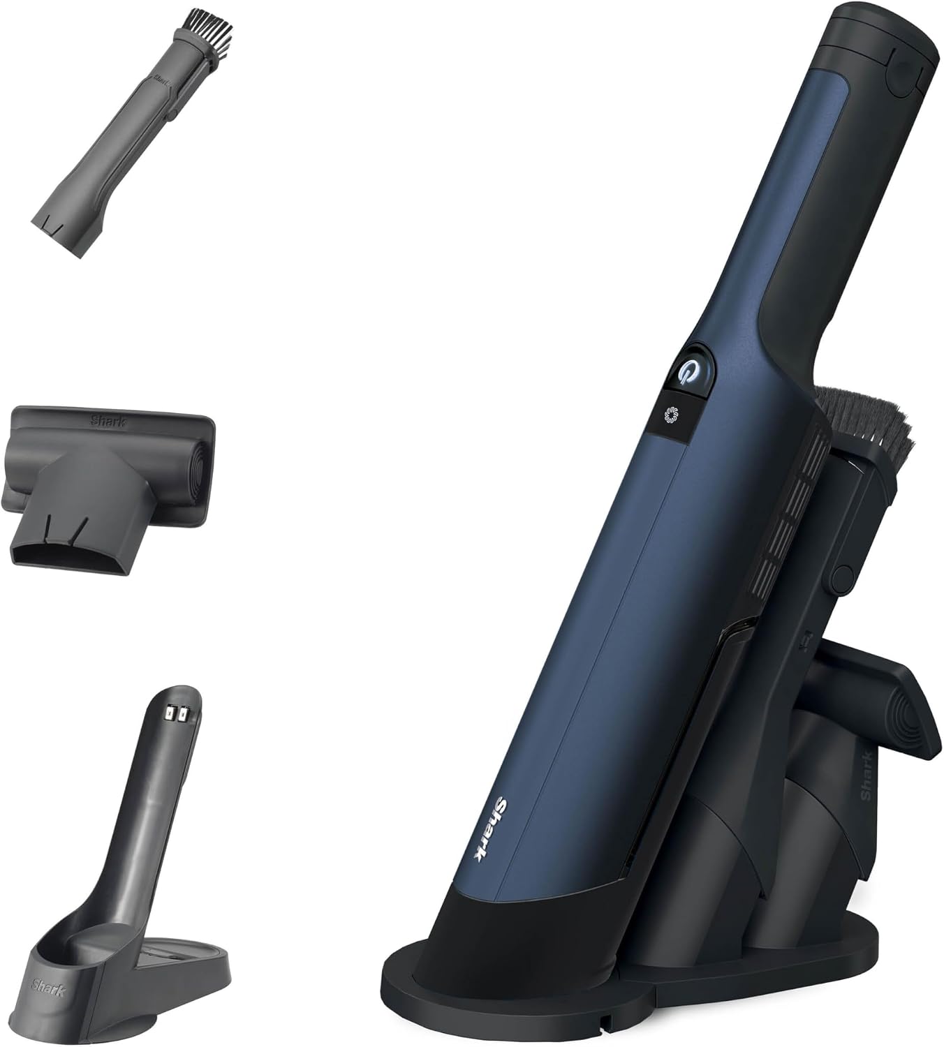 Detalle de Shark WandVac 2.0 kabelloser Mini-Handstaubsauger WV270EU – leicht, mit Zubehör und Ladestation