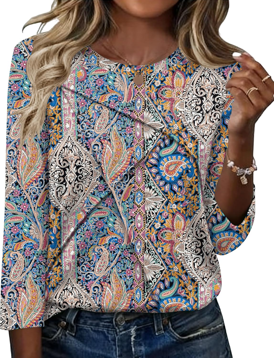 Thumbnail 6 de Kistore 3/4 sleeve pleated top