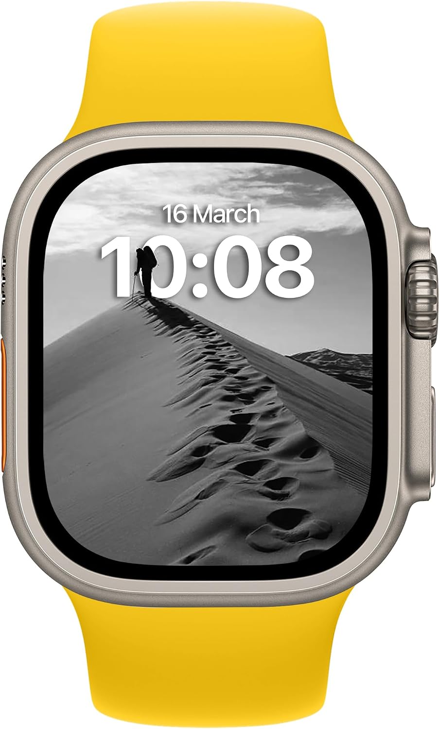 Thumbnail 1 de DONEGANI SB Silicone Apple Watch Strap – Lemon Yellow (Multiple Sizes)