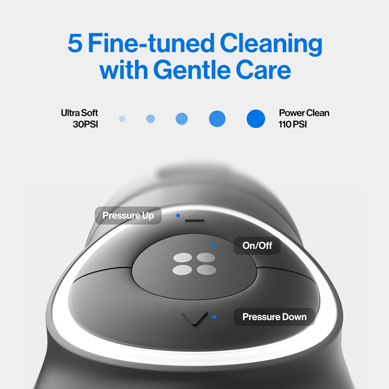 Detalle 2 de usmile C30 Cordless Water Flosser with 300ml Tank