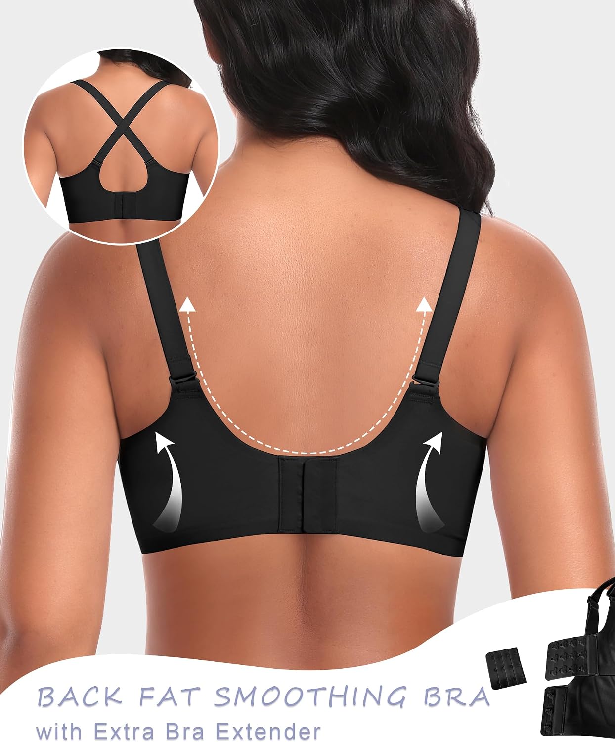 Detalle de Ganado WNBR003 Wireless Jelly Bra, Seamless Padded Full-Coverage