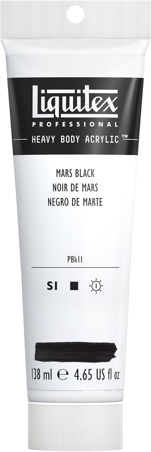 Detalle de Liquitex Heavy Body 138 ml Negro de Marte