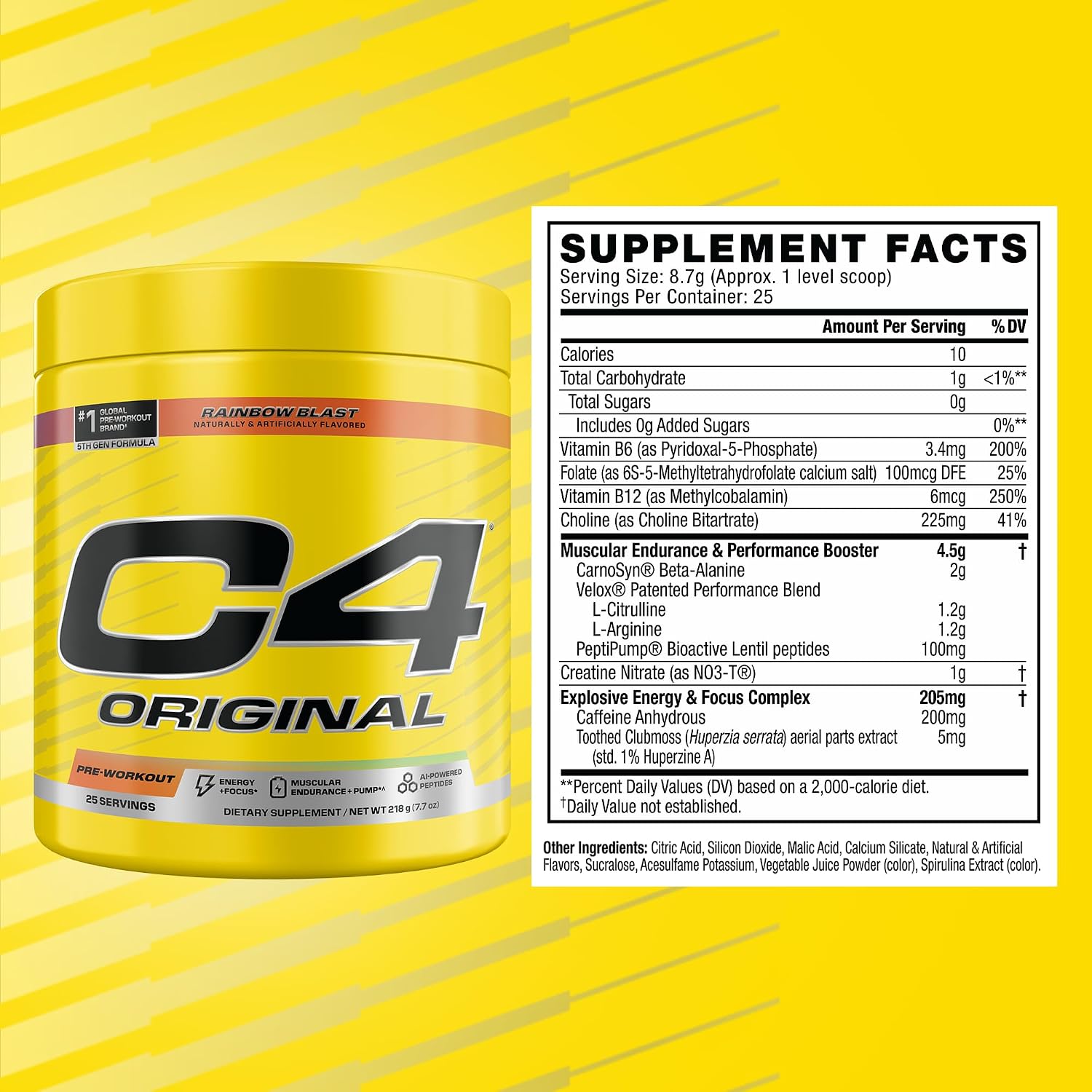 Thumbnail 1 de C4 Original Pre-Workout, 200mg Caffeine