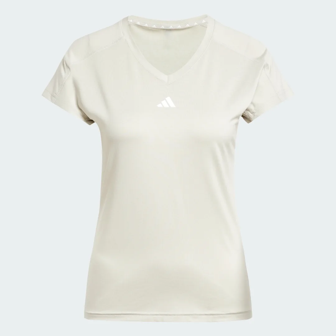 Thumbnail 3 de Adidas AEROREADY Train Essentials V-Neck beige