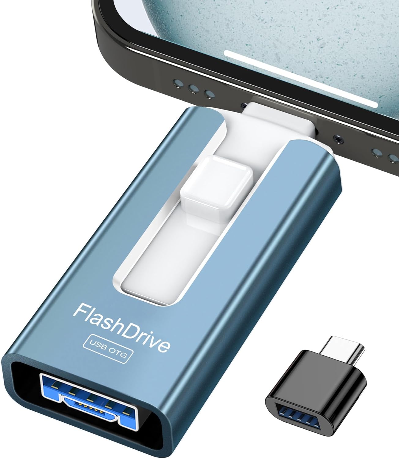 Detalle de GNASEET USB Stick 256GB 4-in-1 high-speed flash drive 💾