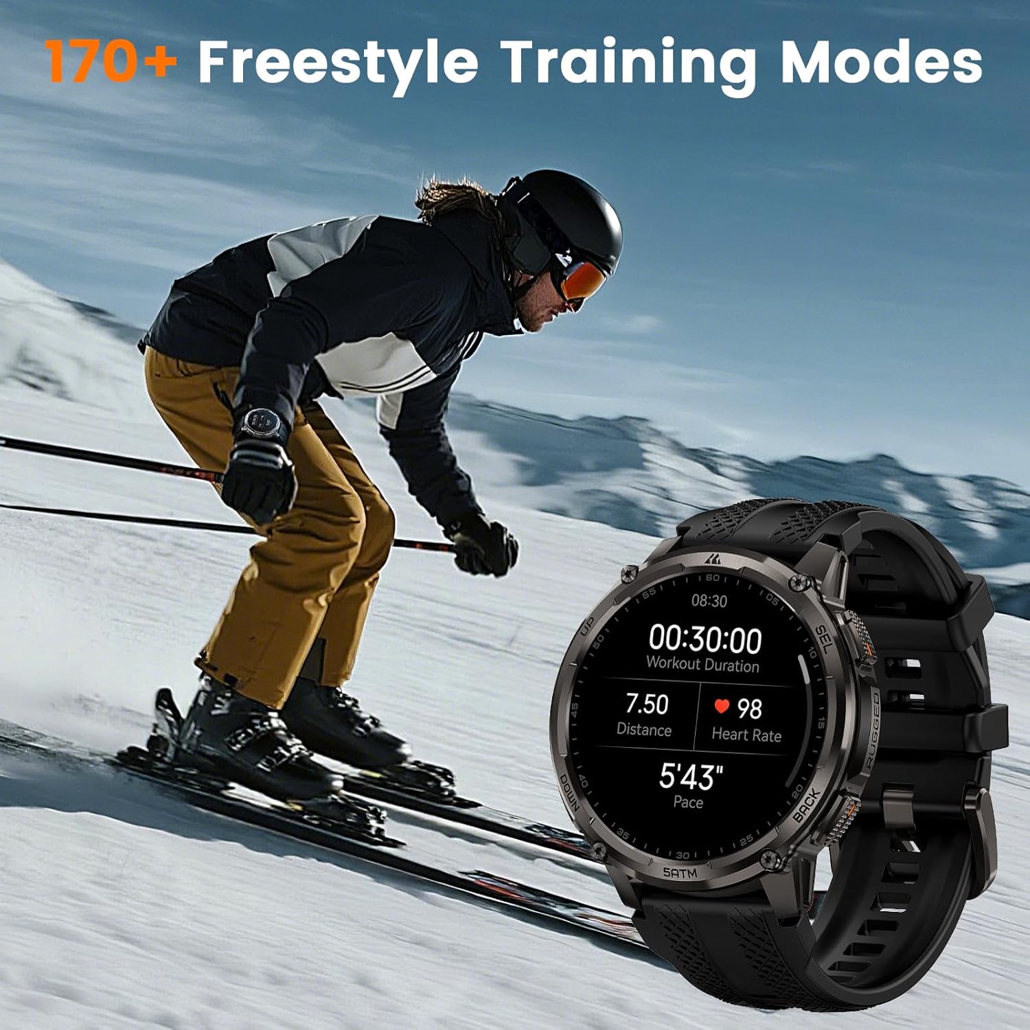 Thumbnail 6 de KOSPET TANK T4C GPS smartwatch, 1.5” AMOLED
