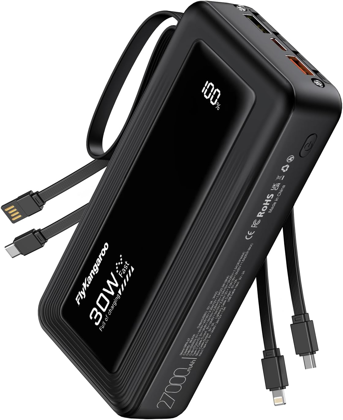 Detalle de FlyKangaroo Portable Charger 27000mAh