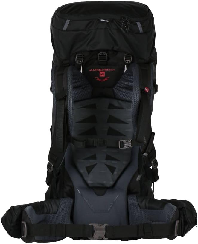 Detalle 2 de Millet Hanang 65+10 – Sac à dos de trekking extensible 65+10 L (75 L max) pour homme et femme, avec housse de pluie