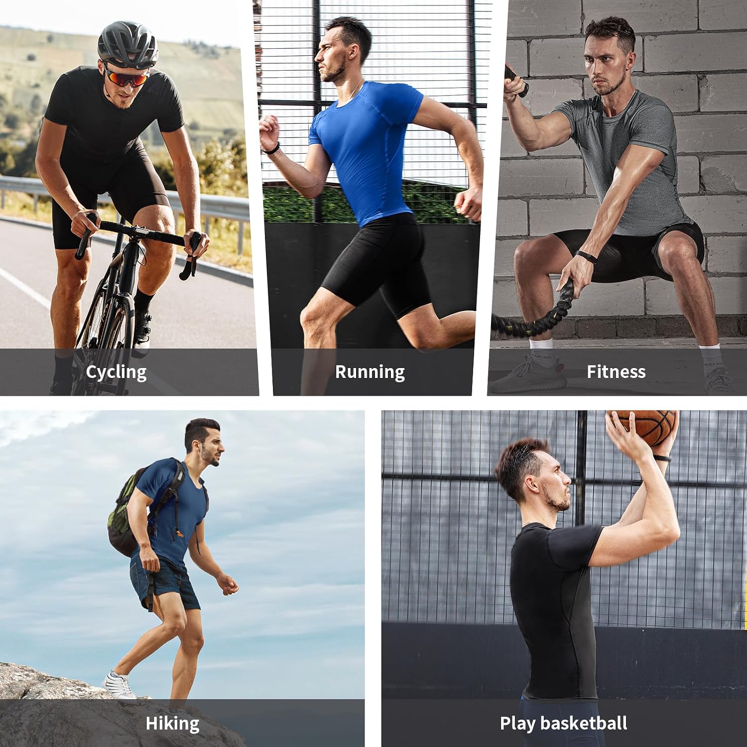 Thumbnail 4 de Niksa Compression Top for Men — Short Sleeve Base Layer