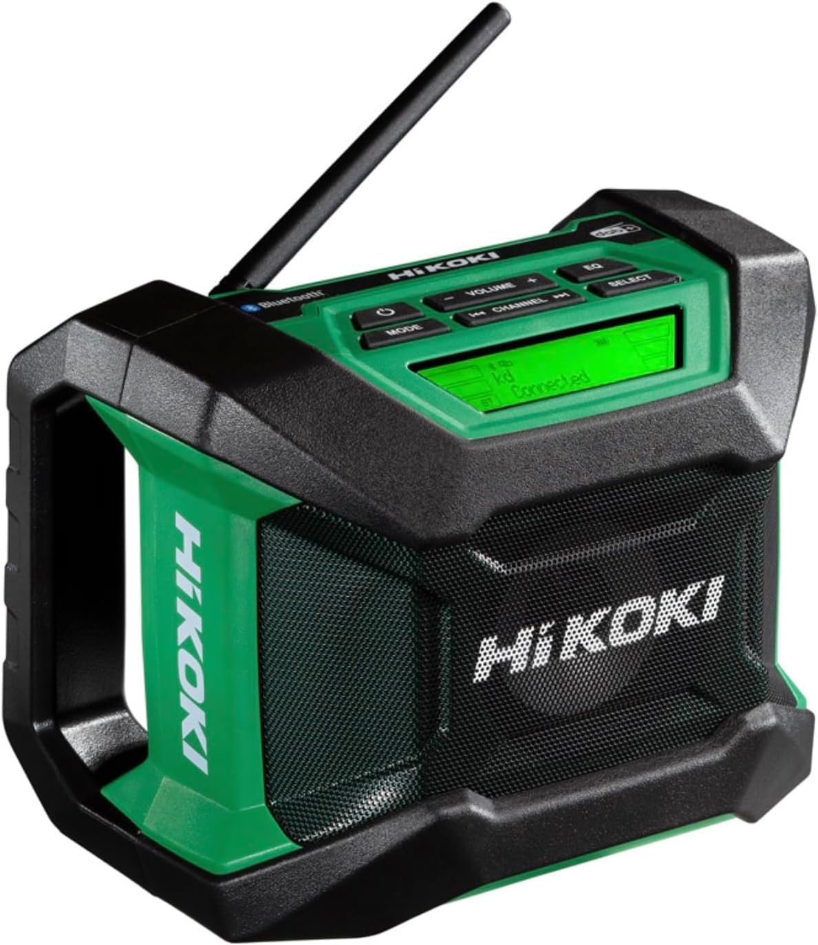 Detalle 2 de HiKOKI UR18DA – akumulatorowe radio budowlane FM, DAB+ i Bluetooth 18 V