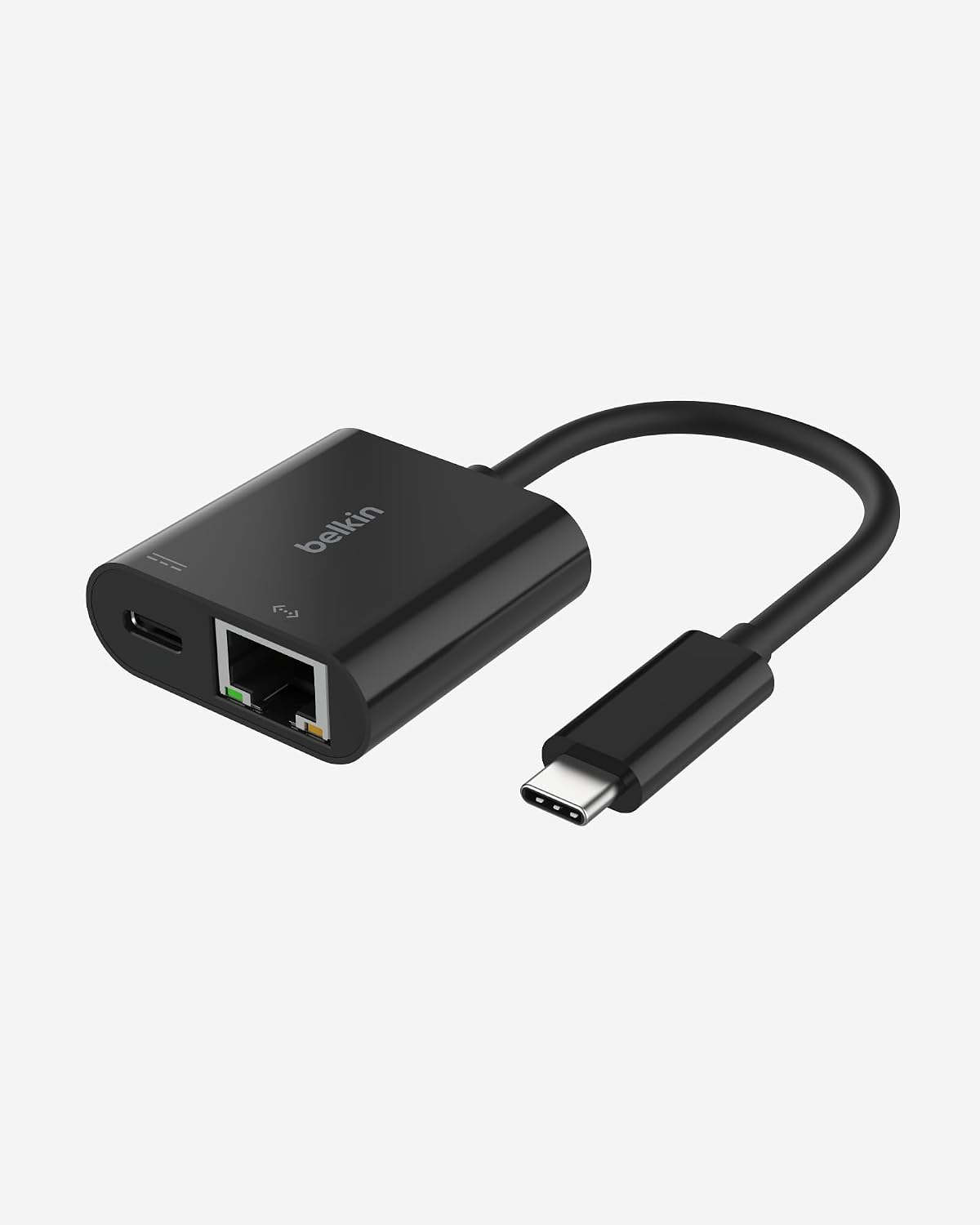 Detalle de Belkin INC019btBK 2-in-1 USB-C有線LANアダプター、1Gbps・最大100W PD給電