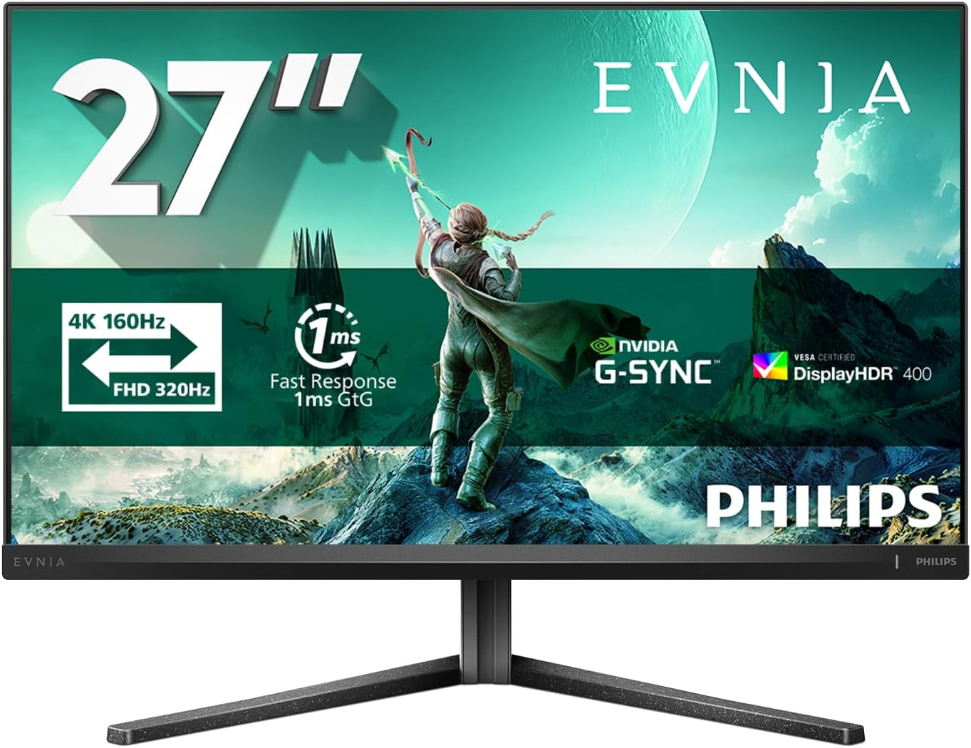 Thumbnail 1 de Philips Evnia 27M2N3800A 27" 4K Gaming Monitor