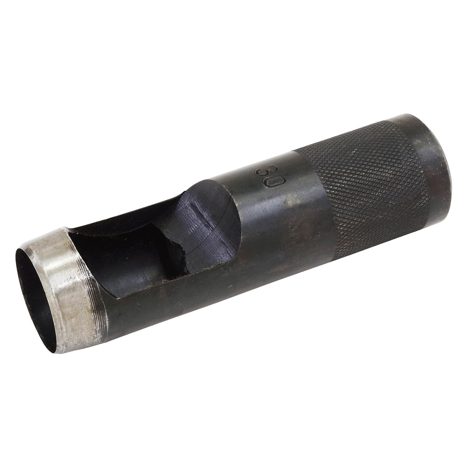 Detalle de 新潟精機 SK HHP-30J 皮抜きポンチ 30mm 全長116mm・機械構造用炭素鋼