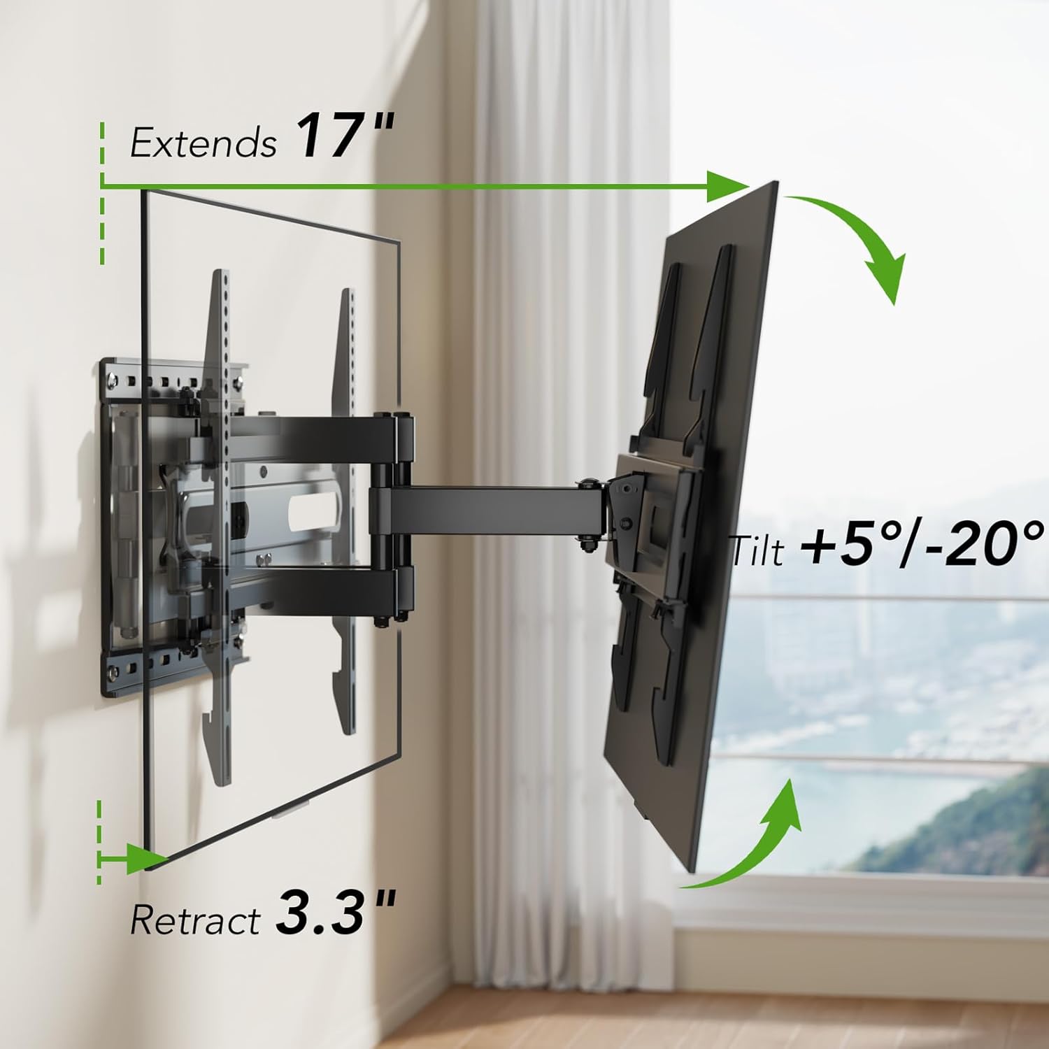 Detalle de AX WABER TV Wall Mount Bracket AX02MB01 for 32-65 Inch TVs