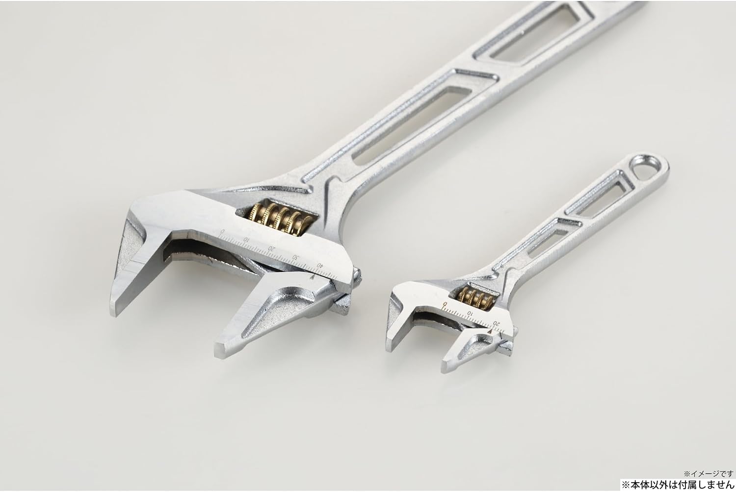Detalle de TAKAGI WM-24L ワイドモンキレンチ ライト 150mm、最大口開幅24mm・目盛り付き
