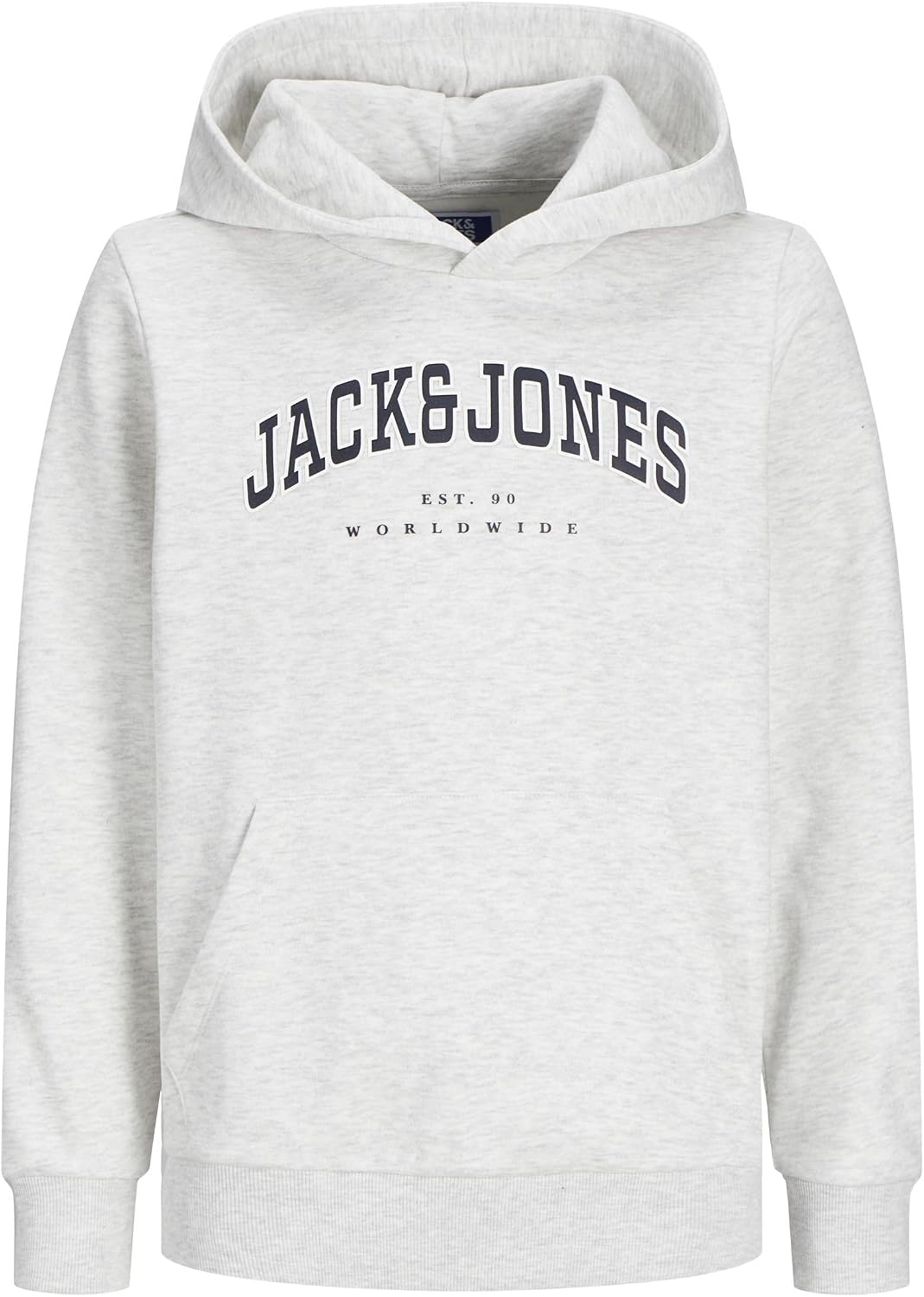 Detalle de JACK & JONES Junior Hoodie Logo Hoodie Junior: felpa con tasca a marsupio