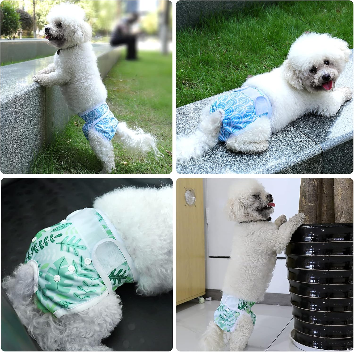 Detalle de COMSLE dog nappy 3 Pack, Large 3 diapers