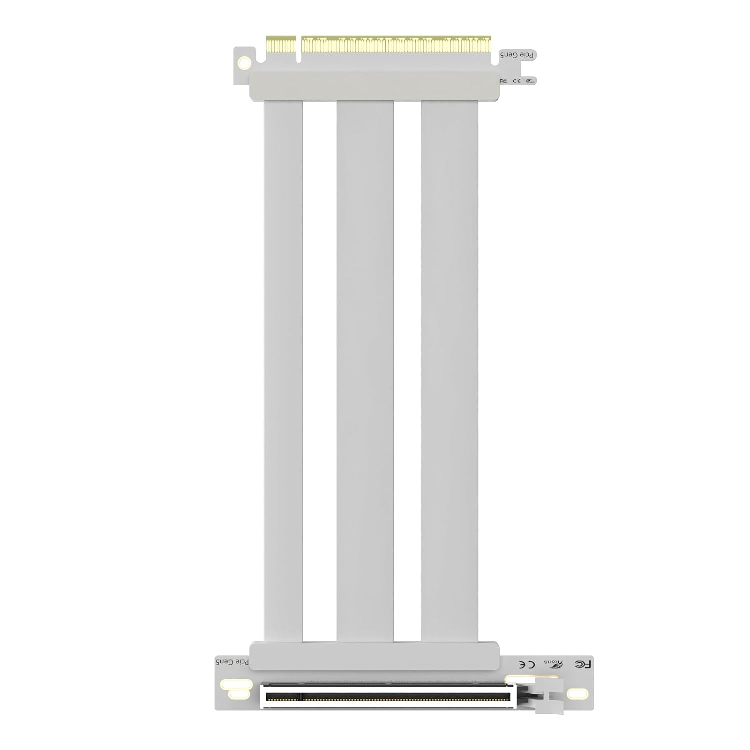 Detalle de GLOTRENDS PCIe 5.0 riser cable 200mm