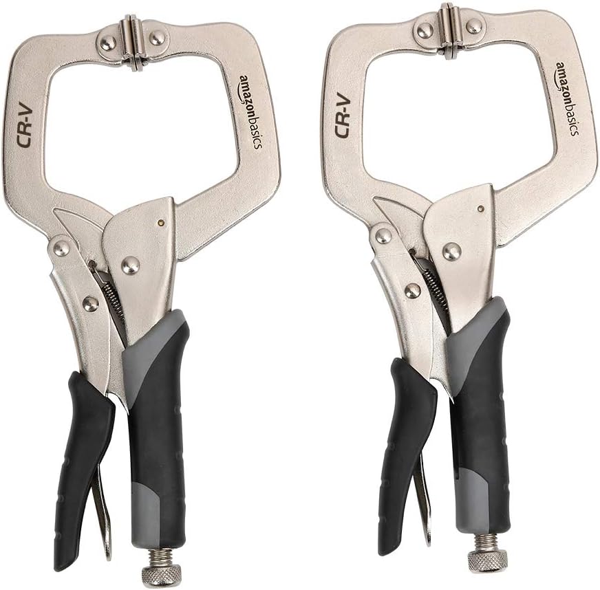 Detalle de Amazon Basics Metal Face Clamp, 11-inch (2-Pack)