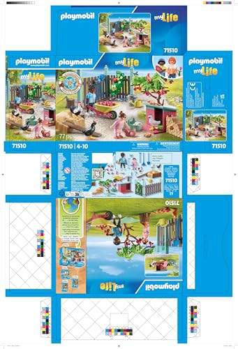 Thumbnail 8 de PLAYMOBIL myLife 71510 Corral de pollos para niños