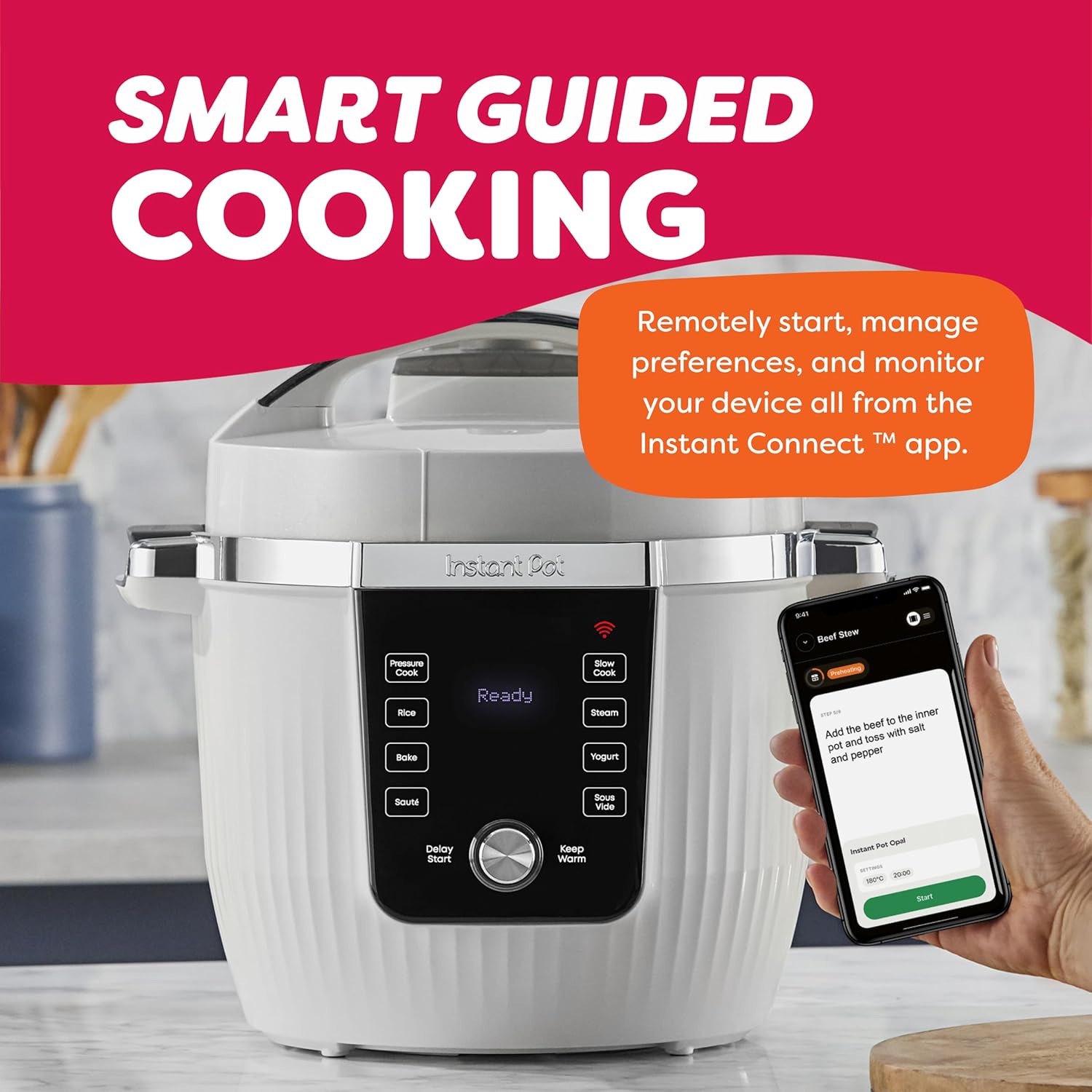 Thumbnail 4 de Instant Pot PRO Max Wi‑Fi 6 Quart Pressure Cooker