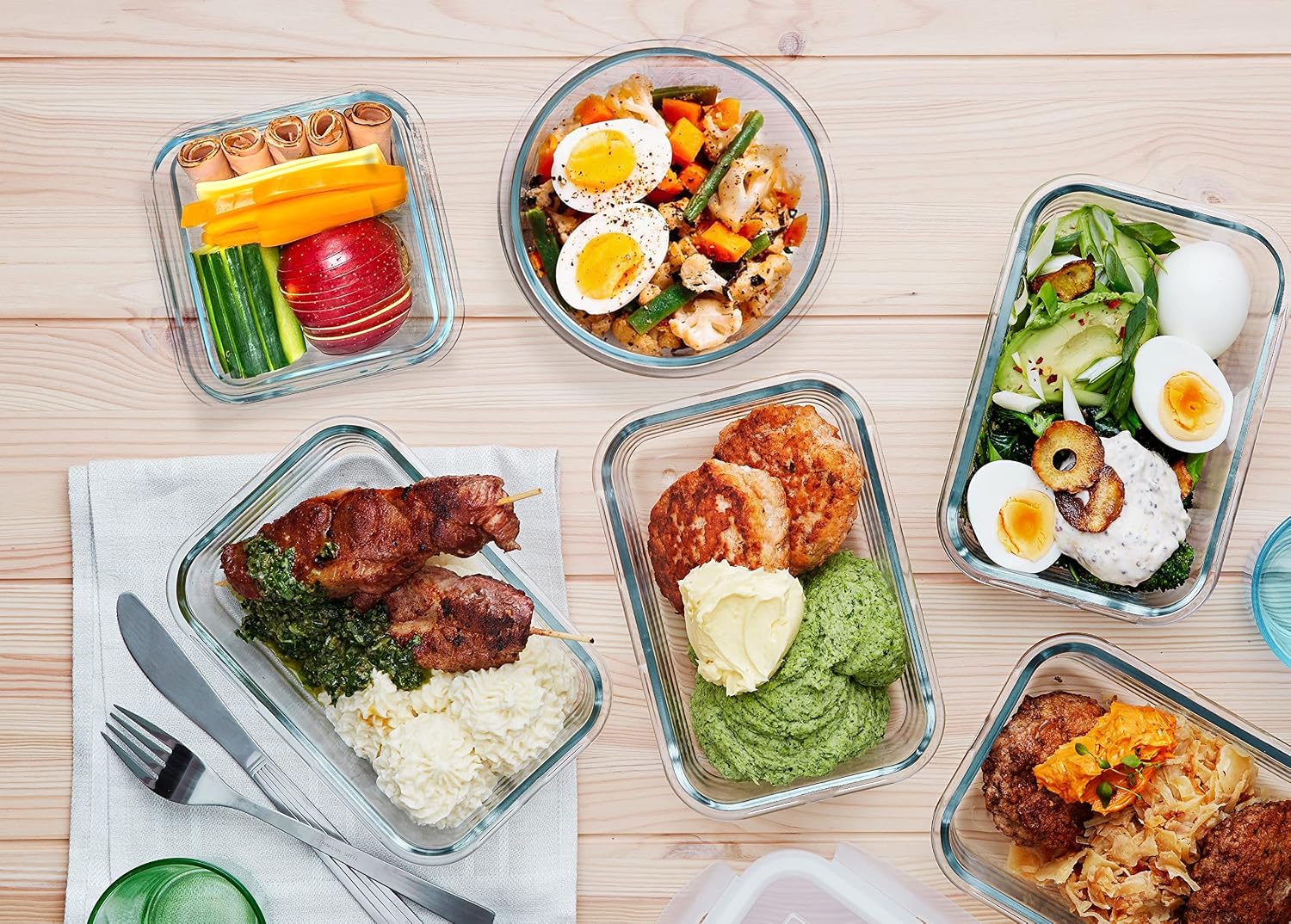 Thumbnail 5 de M MCIRCO 30 Glass Food Containers 🍱